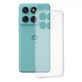   Techsuit - Clear Silicone tok - Motorola Edge 60 / Edge 60 Fusion - Átlátszó