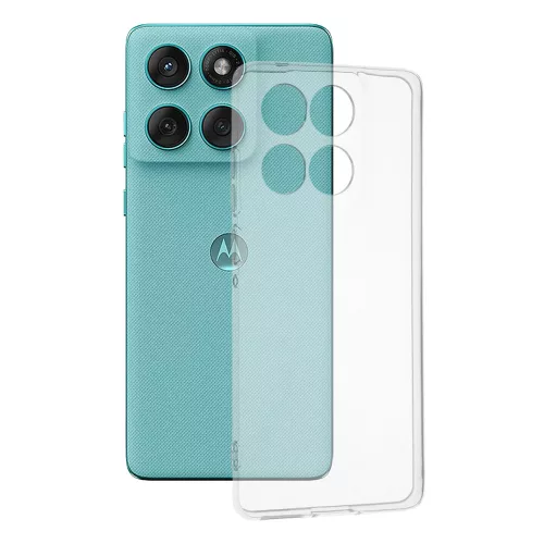 Techsuit - Clear Silicone tok - Motorola Edge 60 / Edge 60 Fusion - Átlátszó