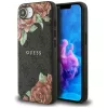 Guess - Keménytok 4G Virágmintás MagSafe (GUHMPSE4P4ROPEMCK) - iPhone 16e / iPhone 17e - Fekete