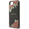 Guess - Keménytok 4G Virágmintás MagSafe (GUHMPSE4P4ROPEMCK) - iPhone 16e / iPhone 17e - Fekete