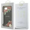 Guess - Keménytok 4G Virágmintás MagSafe (GUHMPSE4P4ROPEMCK) - iPhone 16e / iPhone 17e - Fekete