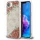 Guess - Keménytok 4G Virágmintás MagSafe (GUHMPSE4P4ROPEMCP) - iPhone 16e / iPhone 17e - Rózsaszín