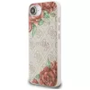 Guess - Keménytok 4G Virágmintás MagSafe (GUHMPSE4P4ROPEMCP) - iPhone 16e / iPhone 17e - Rózsaszín