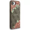 Guess - Keménytok 4G Virágmintás MagSafe (GUHMPSE4P4ROPEMCW) - iPhone 16e / iPhone 17e - Barna