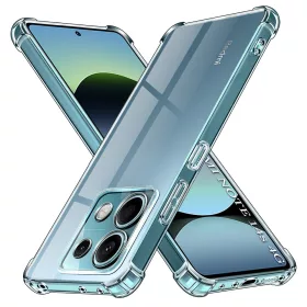   Techsuit - Shockproof Átlátszó Ütésálló Szilikon tok - Xiaomi Redmi Note 14S - Átlátszó