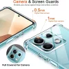 Techsuit - Shockproof Átlátszó Ütésálló Szilikon tok - Xiaomi Redmi Note 14S - Átlátszó
