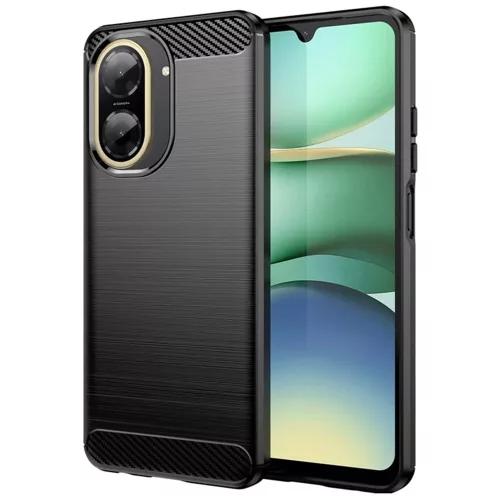 Techsuit - Carbon szilikon tok - Xiaomi Redmi A5 4G (Standard) - Fekete