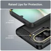 Techsuit - Carbon szilikon tok - Xiaomi Redmi A5 4G (Standard) - Fekete