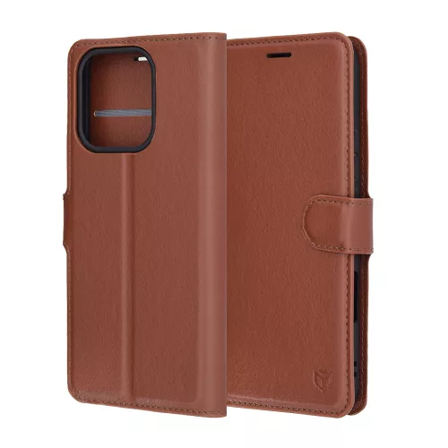 Techsuit - Leather Folio - Honor 400 Lite - Brown