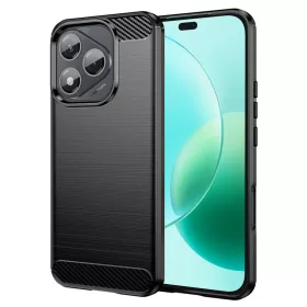 Techsuit - Carbon szilikon tok - Honor 400 Lite - Fekete