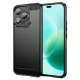 Techsuit - Carbon szilikon tok - Honor 400 Lite - Fekete