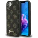 Guess - Bazsarózsás Felirat MagSafe (GUHMPSE4PGPYSK) - iPhone 16e / iPhone 17e - Fekete