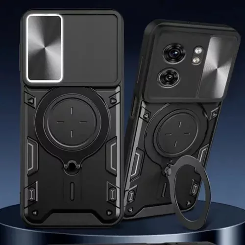 Techsuit - CamGuard Pro ütésálló tok - Honor 400 Lite - Piros