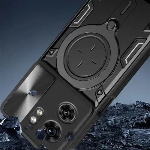 Techsuit - CamGuard Pro ütésálló tok - Honor 400 Lite - Piros