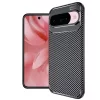 Techsuit - CarbonFiber szilikon tok - Google Pixel 10 / 10 Pro - Fekete