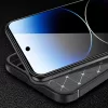 Techsuit - CarbonFiber szilikon tok - Google Pixel 10 / 10 Pro - Fekete