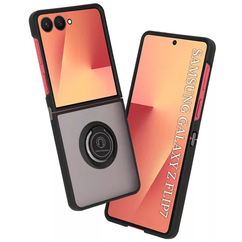 Techsuit - Glinth - Samsung Galaxy Z Flip7 - Fekete
