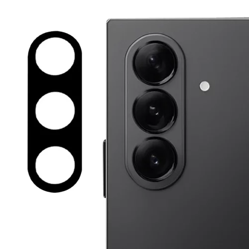 Techsuit - Full Camera - Kameravédő üvegfólia - Samsung Galaxy Z Fold 7 - Fekete