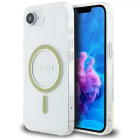   Guess - IML Glitter Circle MagSafe (GUHMPSE4HFGERET) - iPhone 16e / iPhone 17e - Clear