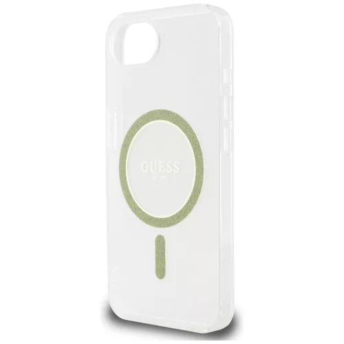 Guess - IML Glitter Circle MagSafe (GUHMPSE4HFGERET) - iPhone 16e / iPhone 17e - Clear