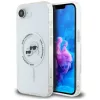 Karl Lagerfeld - IML MagSafe (KLHMPSE4HLSKCH) - iPhone 16e / iPhone 17e - Fehér Fém Karl&Choupette Fej