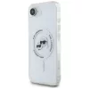 Karl Lagerfeld - IML MagSafe (KLHMPSE4HLSKCH) - iPhone 16e / iPhone 17e - Fehér Fém Karl&Choupette Fej