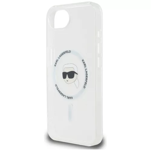 Karl Lagerfeld - IML MagSafe (KLHMPSE4HLSKIH) - iPhone 16e / iPhone 17e - White Karl's Head