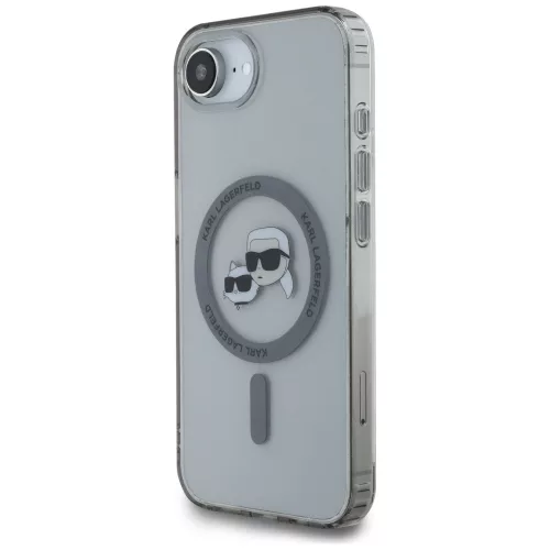 Karl Lagerfeld - IML MagSafe (KLHMPSE4HLSKCK) - iPhone 16e / iPhone 17e - Metal Karl&Choupette Head