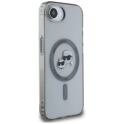 Karl Lagerfeld - IML MagSafe (KLHMPSE4HLSKCK) - iPhone 16e / iPhone 17e - Metal Karl&Choupette Head