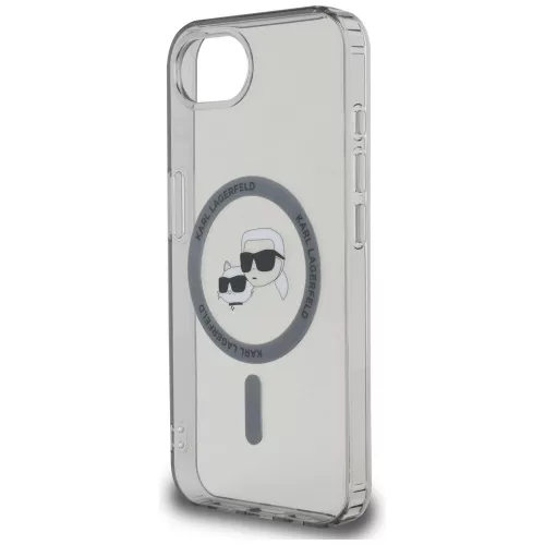 Karl Lagerfeld - IML MagSafe (KLHMPSE4HLSKCK) - iPhone 16e / iPhone 17e - Metal Karl&Choupette Head
