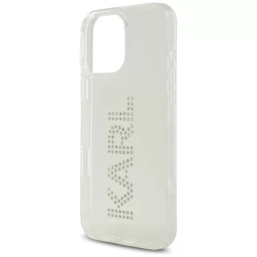 Karl Lagerfeld - IML Rhinestones (KLHCP16LHKLSTDCT) - iPhone 16 Pro - Transparent Logo