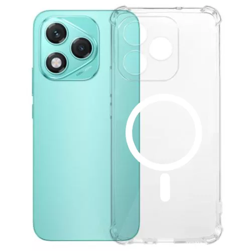 Techsuit - Shockproof Átlátszó Szilikon Magsafe tok - Honor 400 Lite - Átlátszó
