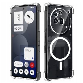   Techsuit - Schockproof Átlátszó Szilikon Magsafe tok - Nothing Phone (3a) Pro - Átlátszó