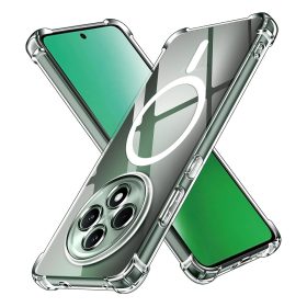   Techsuit - Schockproof Átlátszó Szilikon Magsafe tok - Oppo Reno12 F 4G / Reno12 F 5G / Reno12 FS 4G / Reno12 FS 5G - Átlátszó