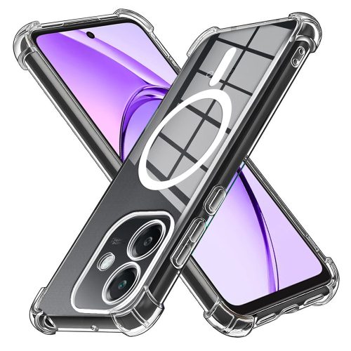 Techsuit - Schockproof Átlátszó Szilikon Magsafe tok - Oppo A40 4G - Átlátszó