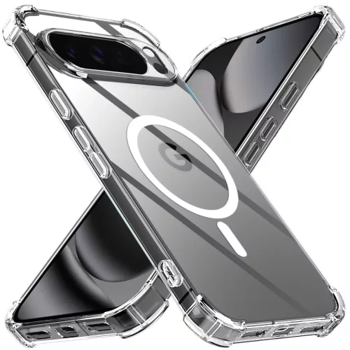 Techsuit - Shockproof Átlátszó Szilikon Magsafe tok - Google Pixel 10 Pro XL - Átlátszó