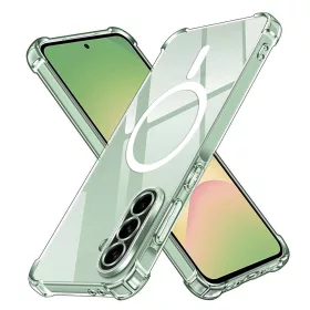   Techsuit - Shockproof Átlátszó Szilikon Magsafe tok - Samsung Galaxy A56 5G - Átlátszó