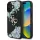 Guess - Hardcase 4G Grained Roses Big Logo (GUHCP16SPGROP4MK) - iPhone 16 - Black