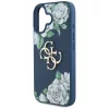 Guess - Keménytok 4G Szemcsézett Rózsás Nagy Logó (GUHCP16SPGROP4MB) - iPhone 16 - Kék