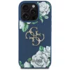 Guess - Hardcase 4G Grained Roses Big Logo (GUHCP16LPGROP4MB) - iPhone 16 Pro - Blue