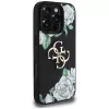 Guess - Keménytok 4G Szemcsézett Rózsás Nagy Logó (GUHCP16XPGROP4MK) - iPhone 16 Pro Max - Fekete