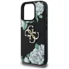 Guess - Keménytok 4G Szemcsézett Rózsás Nagy Logó (GUHCP16XPGROP4MK) - iPhone 16 Pro Max - Fekete