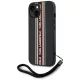Karl Lagerfeld - Saffiano Athleisure Stripes Cord (KLHCP15SPAMSCNSR) - iPhone 15 - Red