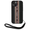 Karl Lagerfeld - Saffiano Athleisure Stripes Cord (KLHCP15SPAMSCNSR) - iPhone 15 - Red