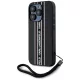 Karl Lagerfeld - Saffiano Athleisure Stripes Cord (KLHCP15LPAMSCNSP) - iPhone 15 Pro - Pink
