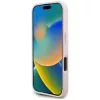 Guess - Bazsarózsás Szemcsézett Hőpecsétes Háromszög MagSafe (GUHMP16SPGBTMP) - iPhone 16 - Rózsaszín