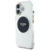 Guess - IML Fém Színes Kör MagSafe (GUHMP16SHTDRCEDK) - iPhone 16 - Fekete