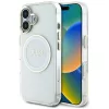 Guess - IML Fém Színes Kör MagSafe (GUHMP16SHTDRCEDH) - iPhone 16 - Fehér