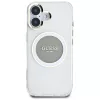Guess - IML Fém Színes Kör MagSafe (GUHMP16SHTDRCEDG) - iPhone 16 - Szürke