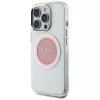 Guess - IML Fém Színes Kör MagSafe (GUHMP16LHTDRCEDP) - iPhone 16 Pro - Rózsaszín